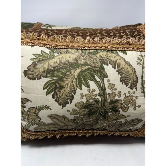 Luxury Decorative Rectangle PALM TREE Fringe, Chenille, Custom Made ~2 Available - Picture 8 of 10